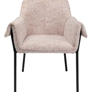 Best KARE Design Chair with Armrest Bess Beige Flitter