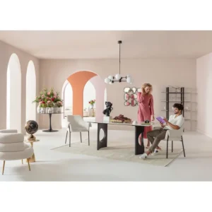 New KARE Design Chair with Armrest Bess Cream