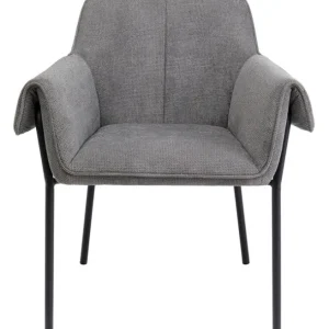 Online KARE Design Chair with Armrest Bess Grey