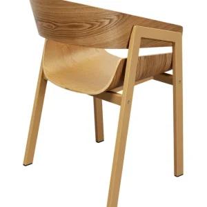 Fashion KARE Design Chair with Armrest Biarritz Nature