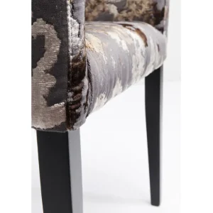 Clearance KARE Design Chair with Armrest Dark Brown Mode Sublime