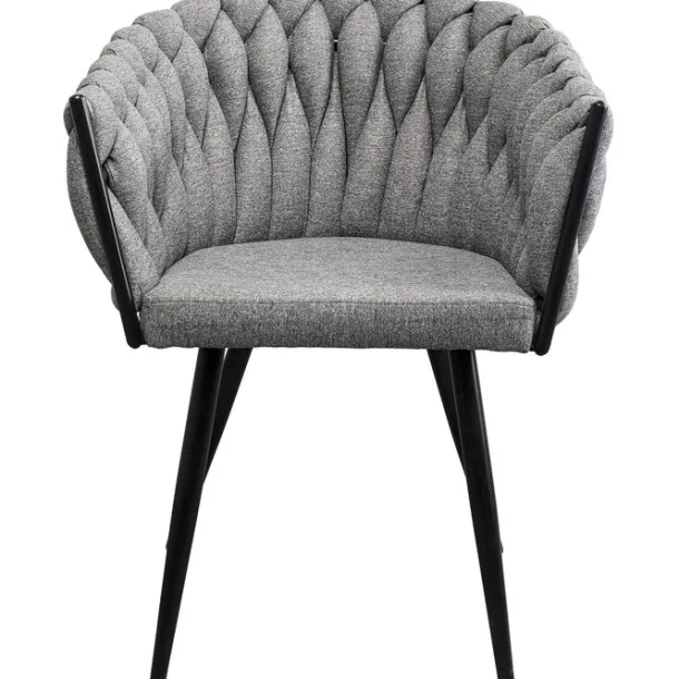 chair_with_armrest_dean_g_0.webp Sale KARE Design Chair with Armrest Dean Grey