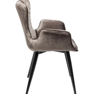 Clearance KARE Design Chair with Armrest Dream Brown