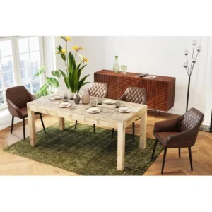 Outlet KARE Design Chair with Armrest Harry Brown