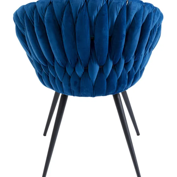 chair_with_armrest_knot_b_2.webp Online KARE Design Chair with Armrest Knot Blue