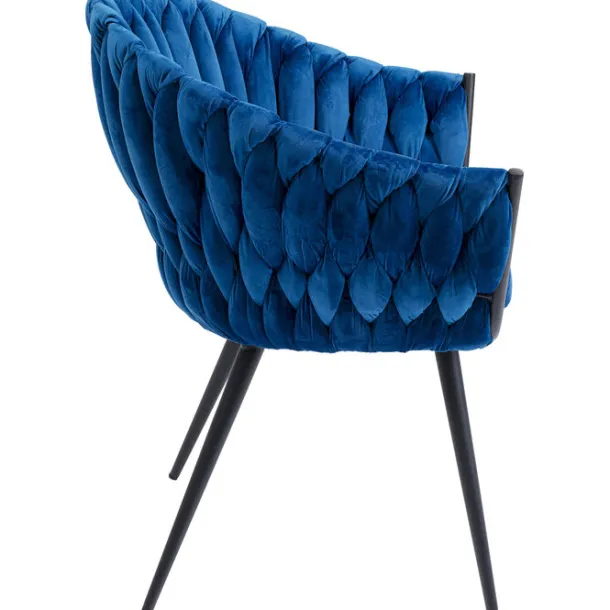 chair_with_armrest_knot_b_4.webp Online KARE Design Chair with Armrest Knot Blue
