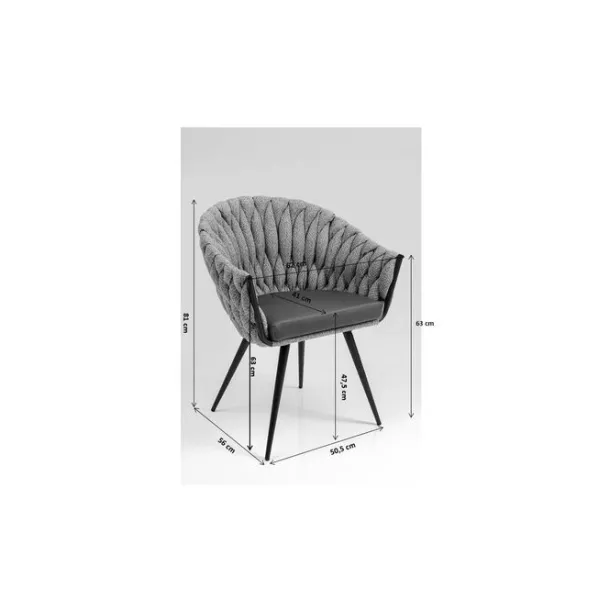 chair_with_armrest_knot_b_5.webp Online KARE Design Chair with Armrest Knot Blue