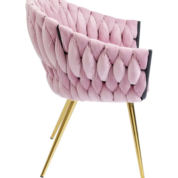 chair_with_armrest_knot_m_3.webp Outlet KARE Design Chair with Armrest Knot Mauve