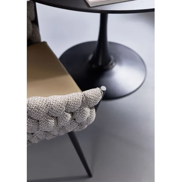 chair_with_armrest_knot_t_6.webp Clearance KARE Design Chair with Armrest Knot Tweed