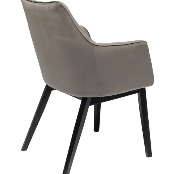 chair_with_armrest_modino_3.webp Discount KARE Design Chair with Armrest Modino Velvet Grey