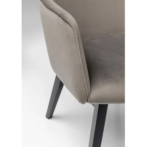 chair_with_armrest_modino_5.webp Discount KARE Design Chair with Armrest Modino Velvet Grey