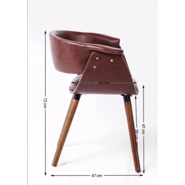 chair_with_armrest_nougat_5.webp Outlet KARE Design Chair with Armrest Nougat