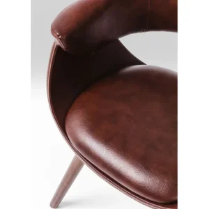 Outlet KARE Design Chair with Armrest Nougat
