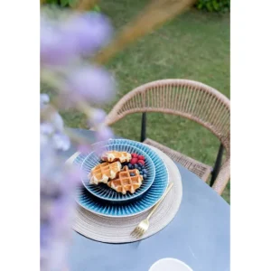 Fashion KARE Design Chair with Armrest Palma Nature