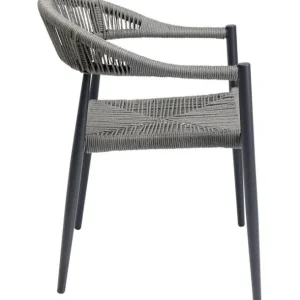 Best KARE Design Chair with Armrest Palma Grey