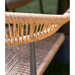 Fashion KARE Design Chair with Armrest Palma Nature