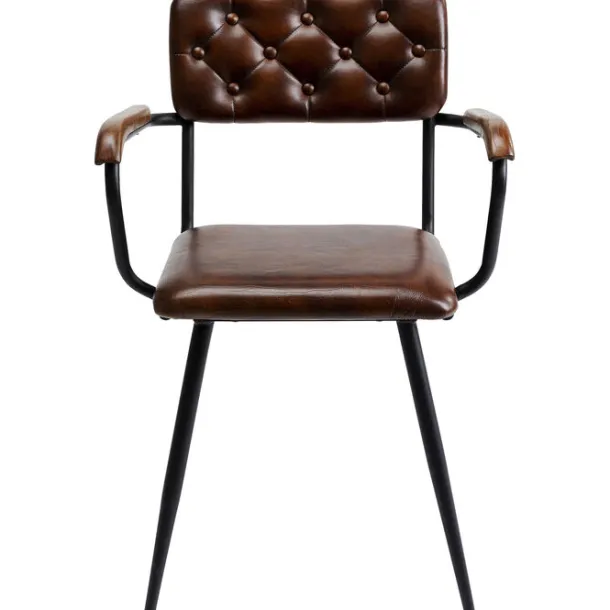 chair_with_armrest_salsa__0.webp New KARE Design Chair with Armrest Salsa Leather Brown