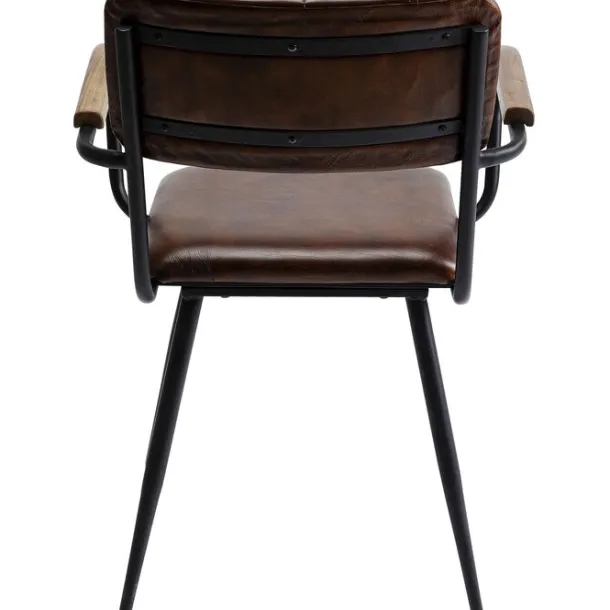 chair_with_armrest_salsa__4.webp New KARE Design Chair with Armrest Salsa Leather Brown