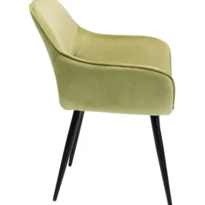 New KARE Design Chair with Armrest San Francisco Light Green