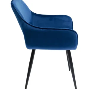 Best KARE Design Chair with Armrest San Francisco Blue
