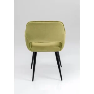 New KARE Design Chair with Armrest San Francisco Light Green