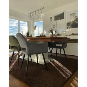 Online KARE Design Chair with Armrest San Francisco Grey