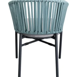 Online KARE Design Chair with Armrest Santanyi Petrol