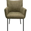 Fashion KARE Design Chair with Armrest Selma Olive