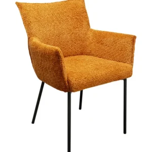 Sale KARE Design Chair with Armrest Selma Orange