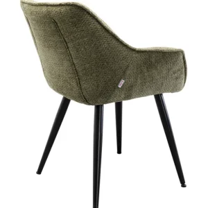Outlet KARE Design Chair with Armrest Thelma Melange Green