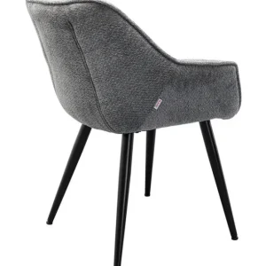 Online KARE Design Chair with Armrest Thelma Melange Grey