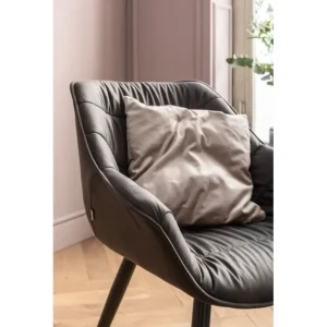 Outlet KARE Design Chair with Armrest Thelma Grey