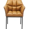 Discount KARE Design Chair with Armrest Thinktank Brown