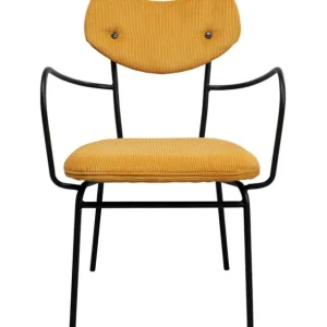 Fashion KARE Design Chair with Armrest Viola Yellow