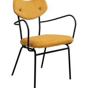 Fashion KARE Design Chair with Armrest Viola Yellow