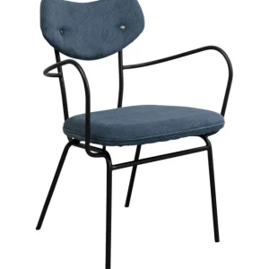 Online KARE Design Chair with Armrest Viola Blue