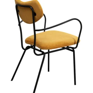 Fashion KARE Design Chair with Armrest Viola Yellow