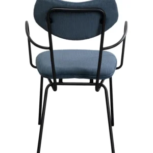 Online KARE Design Chair with Armrest Viola Blue