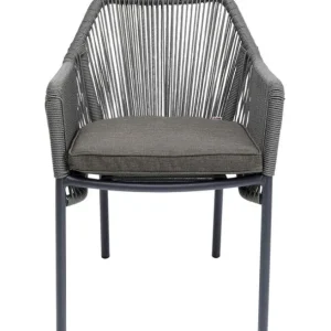 New KARE Design Chair with Armrest Wave Grey