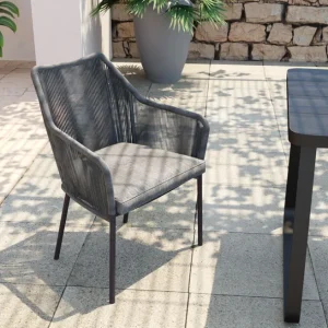 New KARE Design Chair with Armrest Wave Grey