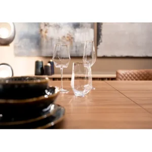 Best KARE Design Champagne Glass Diamond Gold Rim