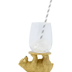 Clearance KARE Design Coaster Playing Bear (4/Set)