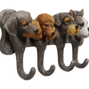 Fashion KARE Design Coat Rack Dog Family 31cm