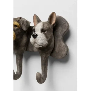Fashion KARE Design Coat Rack Dog Family 31cm