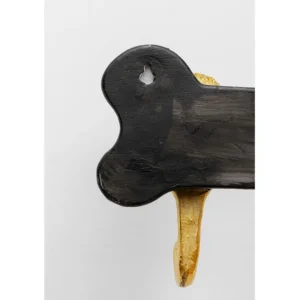 Hot KARE Design Coat Rack Dog Family Gold 69cm