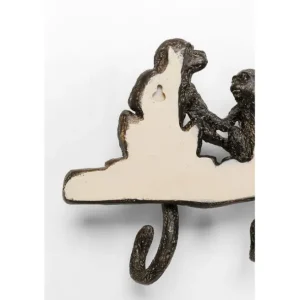 Fashion KARE Design Coat Rack Monkey Family 38cm