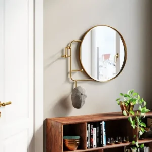 Discount KARE Design Coat Rack Tristan Mirror Ø65cm