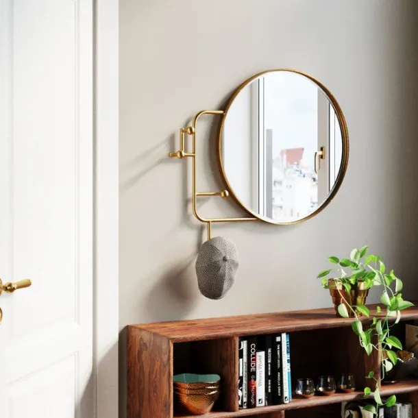 coat_rack_tristan_mirror__1-1.webp Discount KARE Design Coat Rack Tristan Mirror Ø65cm