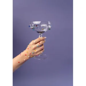 Fashion KARE Design Cocktail Glass Party Dots 19cm