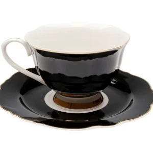 Sale KARE Design Coffee Cup Harlequin Black (2/part)